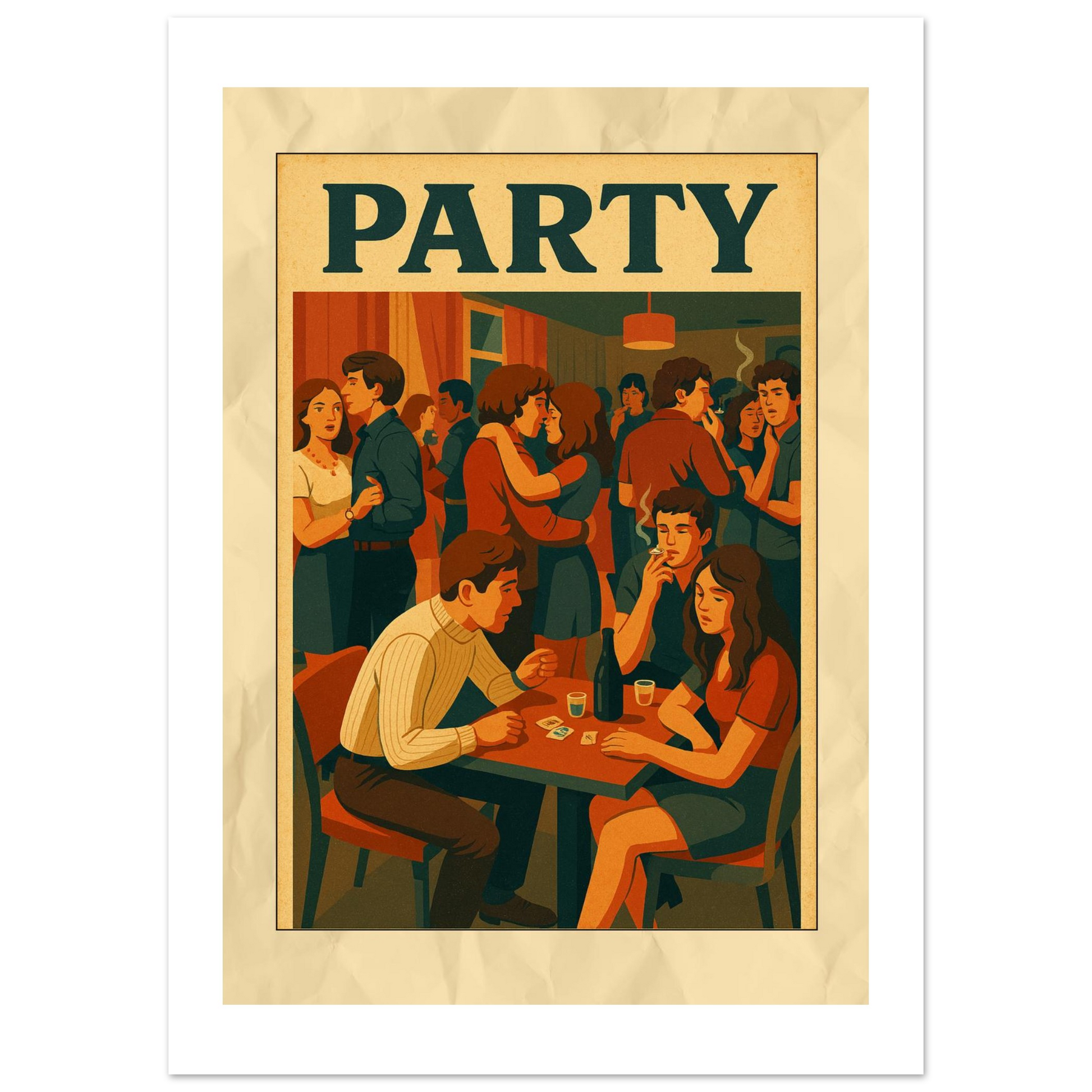 Affiche "Party" - StudioRetroPop