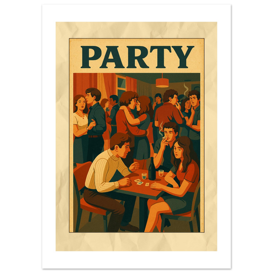 Affiche "Party" - StudioRetroPop