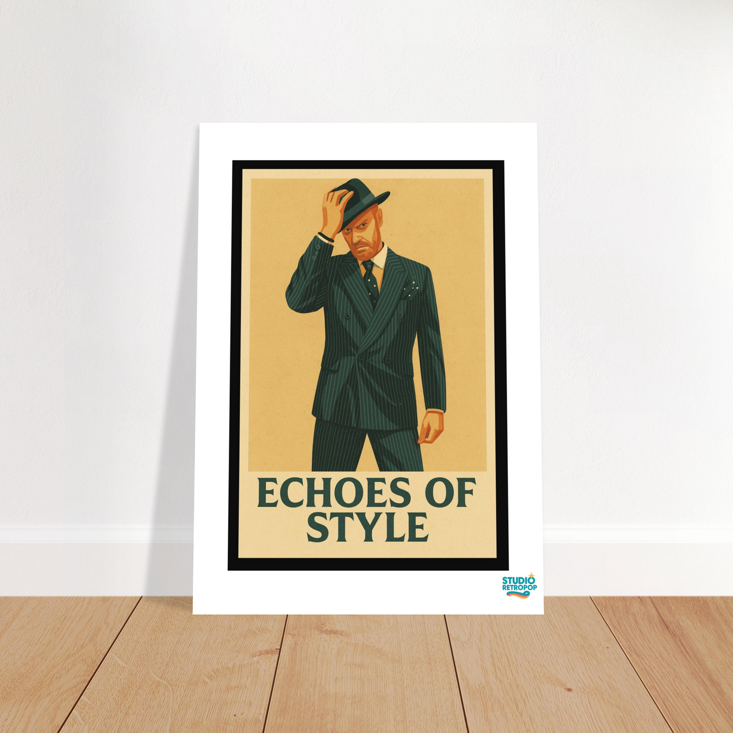 Affiche "Echoes of Style"  – Le charme intemporel du style classique - StudioRetroPop
