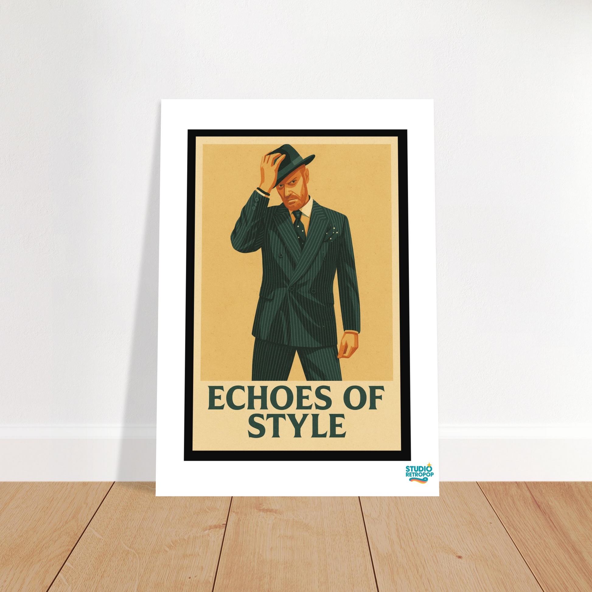 Affiche "Echoes of Style"  – Le charme intemporel du style classique - StudioRetroPop
