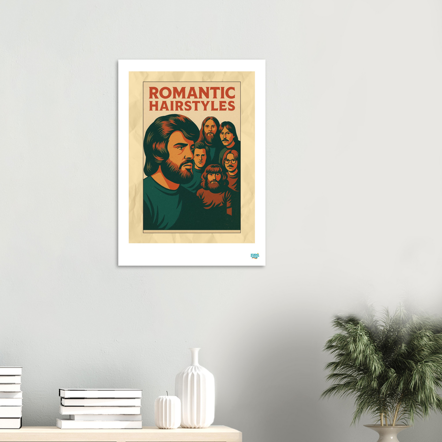 Affiche « Romantic Hairstyles » – L’art capillaire rétro - StudioRetroPop