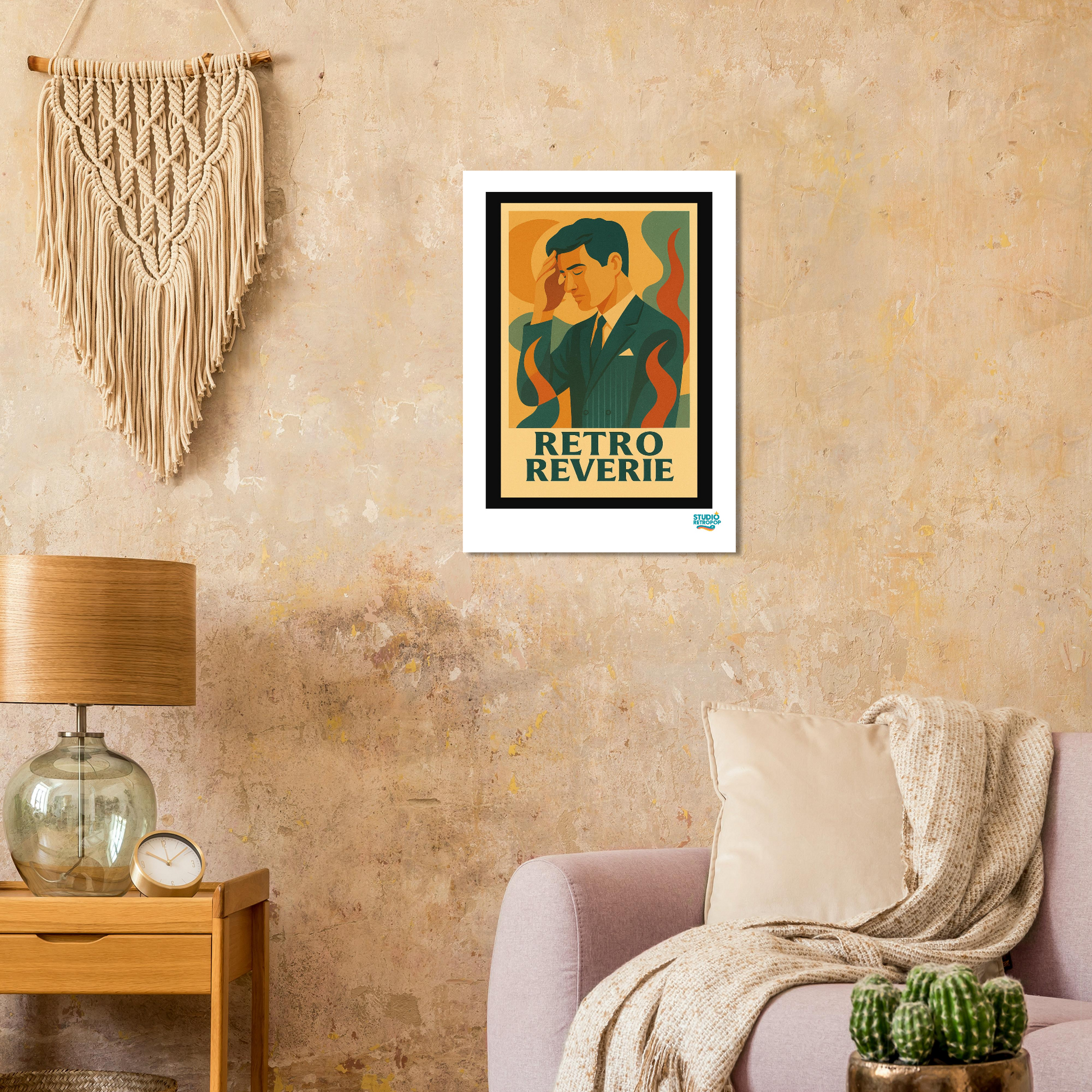 Affiche "Retro reverie"  – L’élégance nostalgique en image - StudioRetroPop