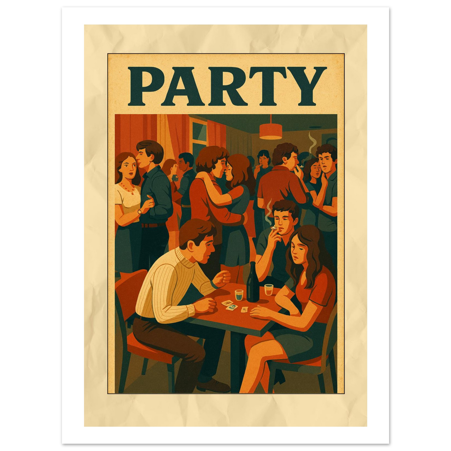 Affiche "Party" - StudioRetroPop