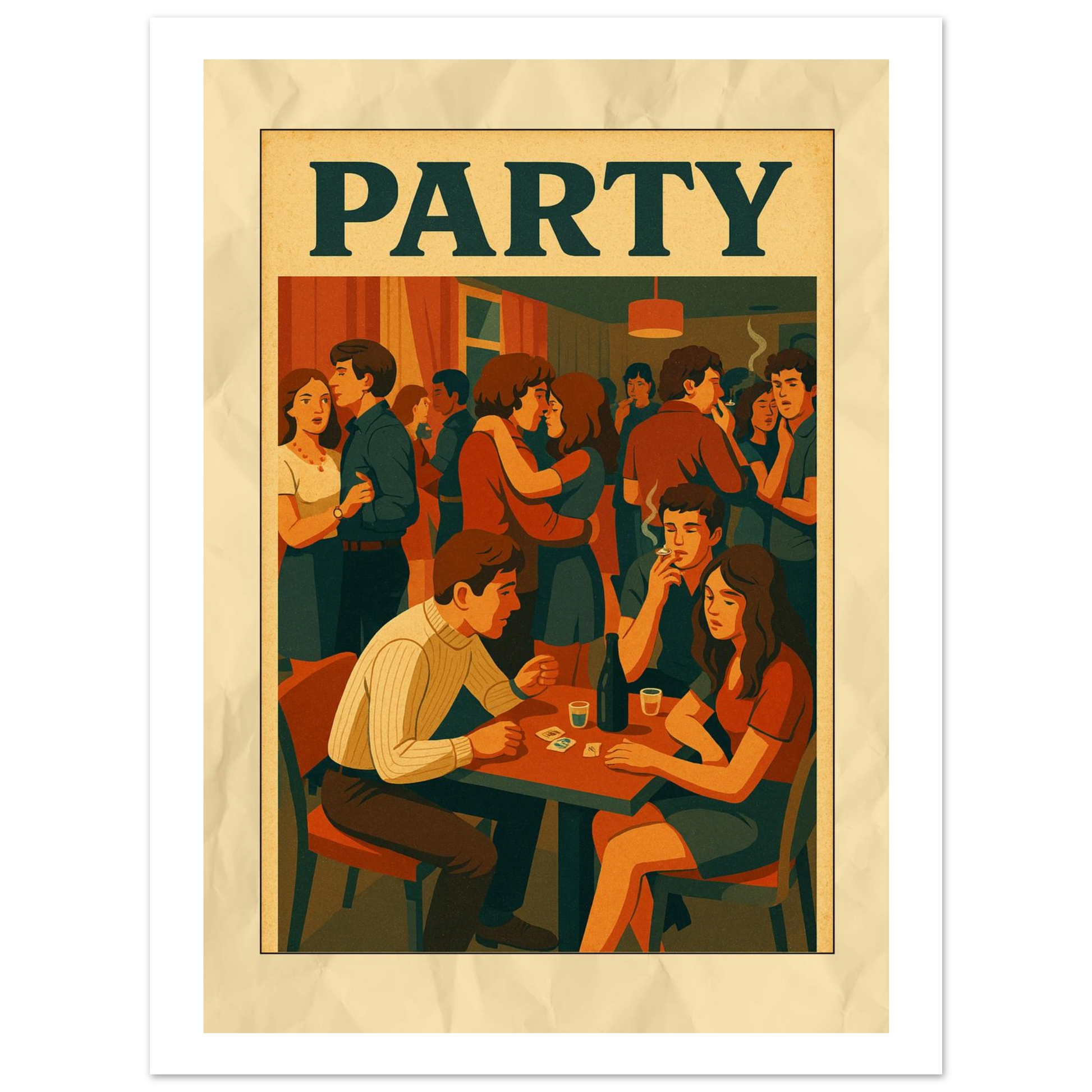 Affiche "Party" - StudioRetroPop