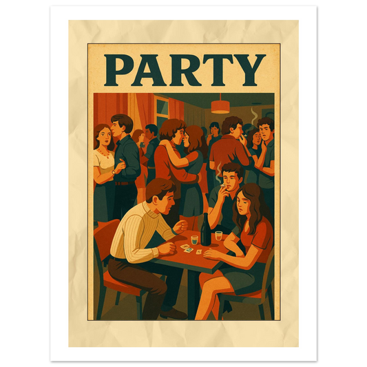 Affiche "Party" - StudioRetroPop