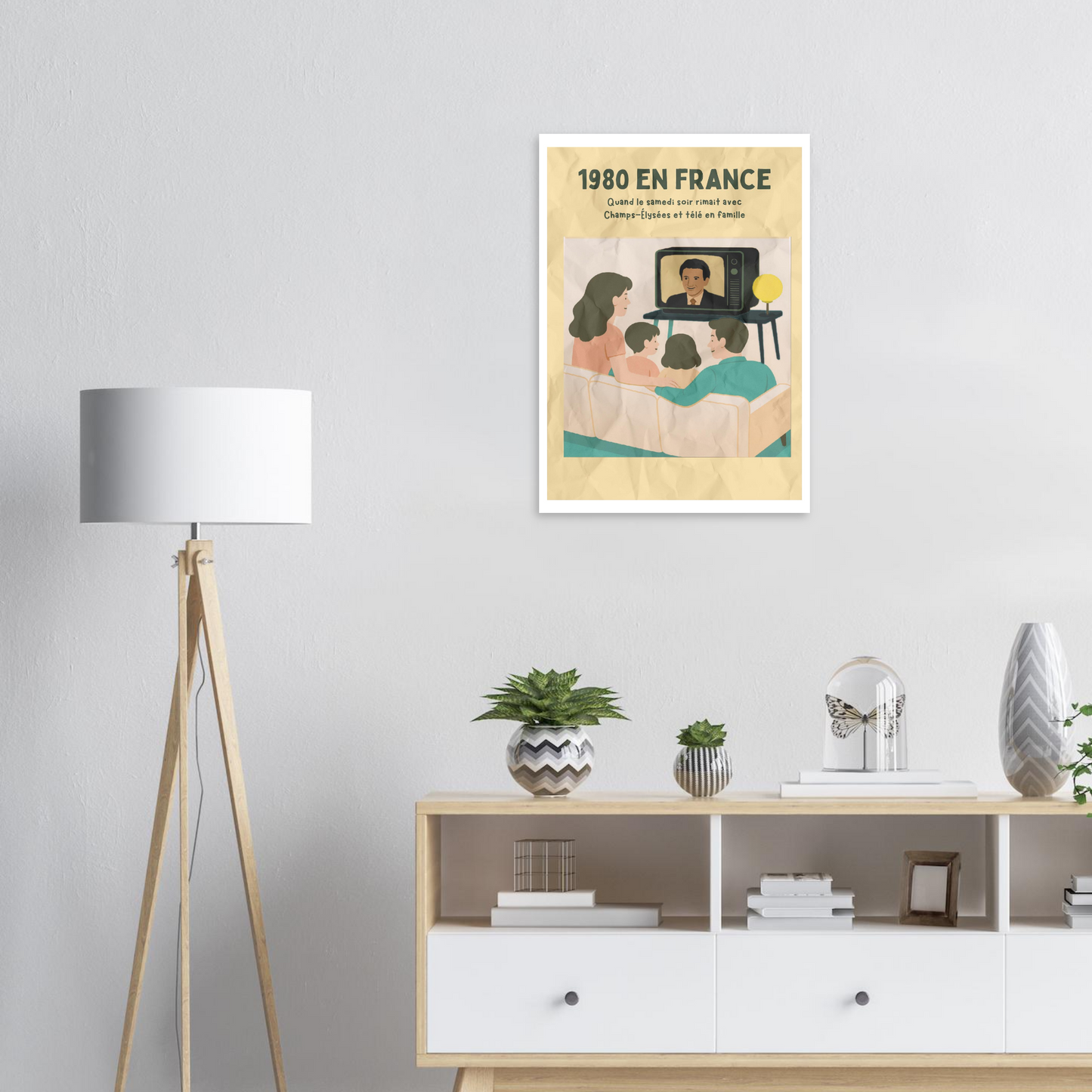 Affiche "Les Samedis soirs en 1980" - StudioRetroPop