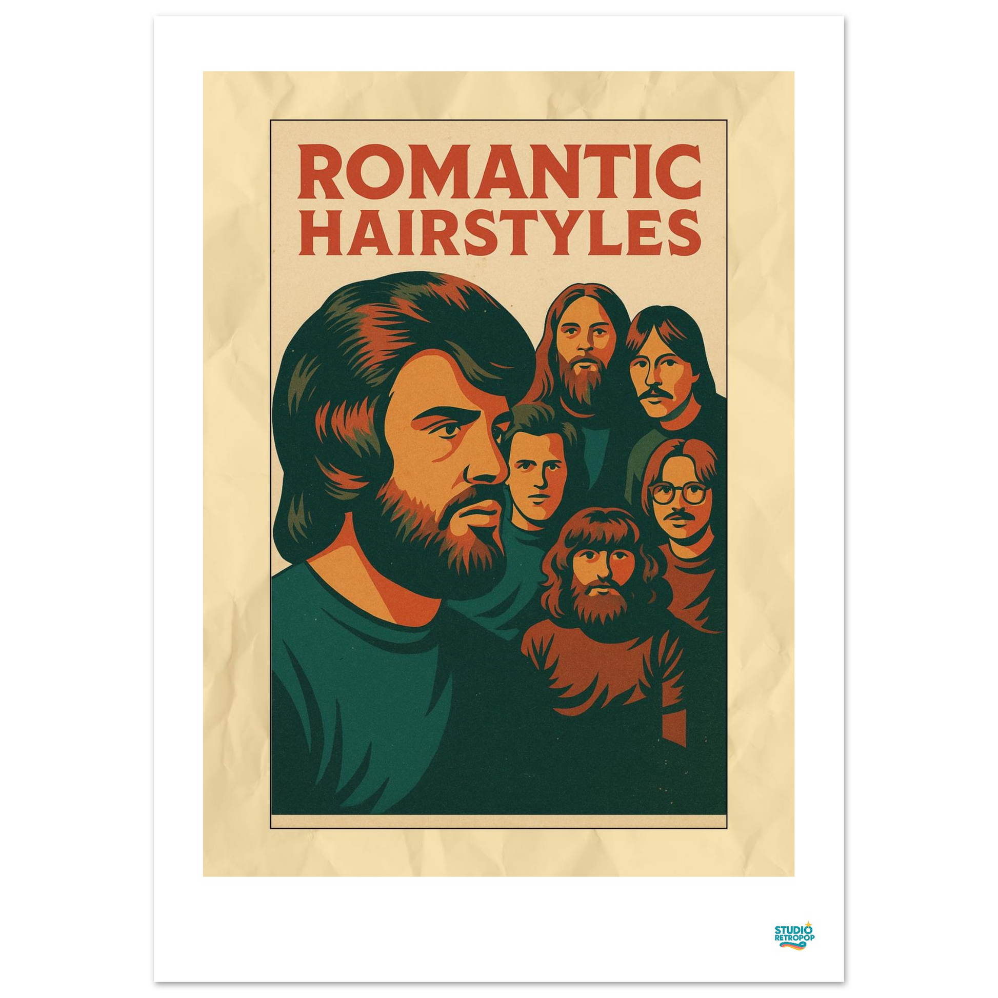 Affiche « Romantic Hairstyles » – L’art capillaire rétro - StudioRetroPop