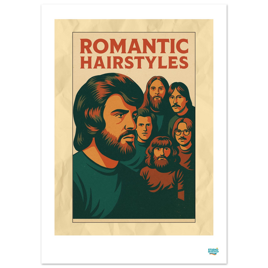 Affiche « Romantic Hairstyles » – L’art capillaire rétro - StudioRetroPop