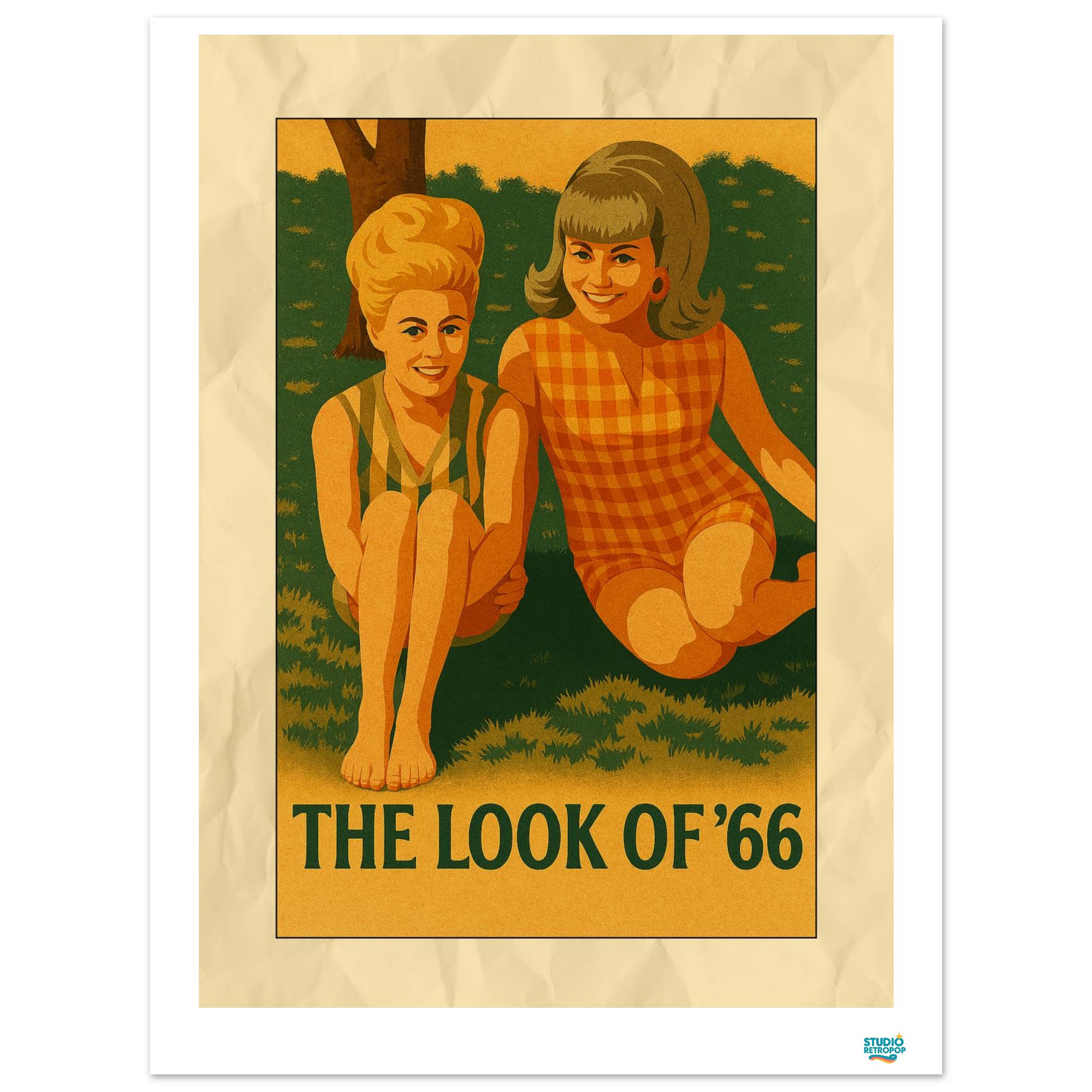 Affiche "The look of '66" – L’élégance des sixties - StudioRetroPop