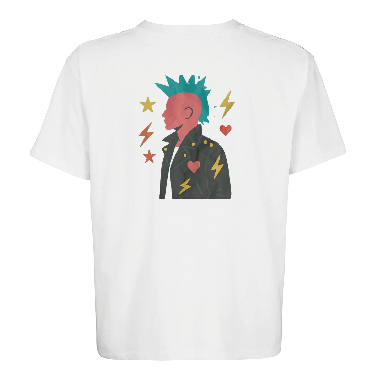T-shirt "80s Punk Attitude" unisexe ample - StudioRetroPop