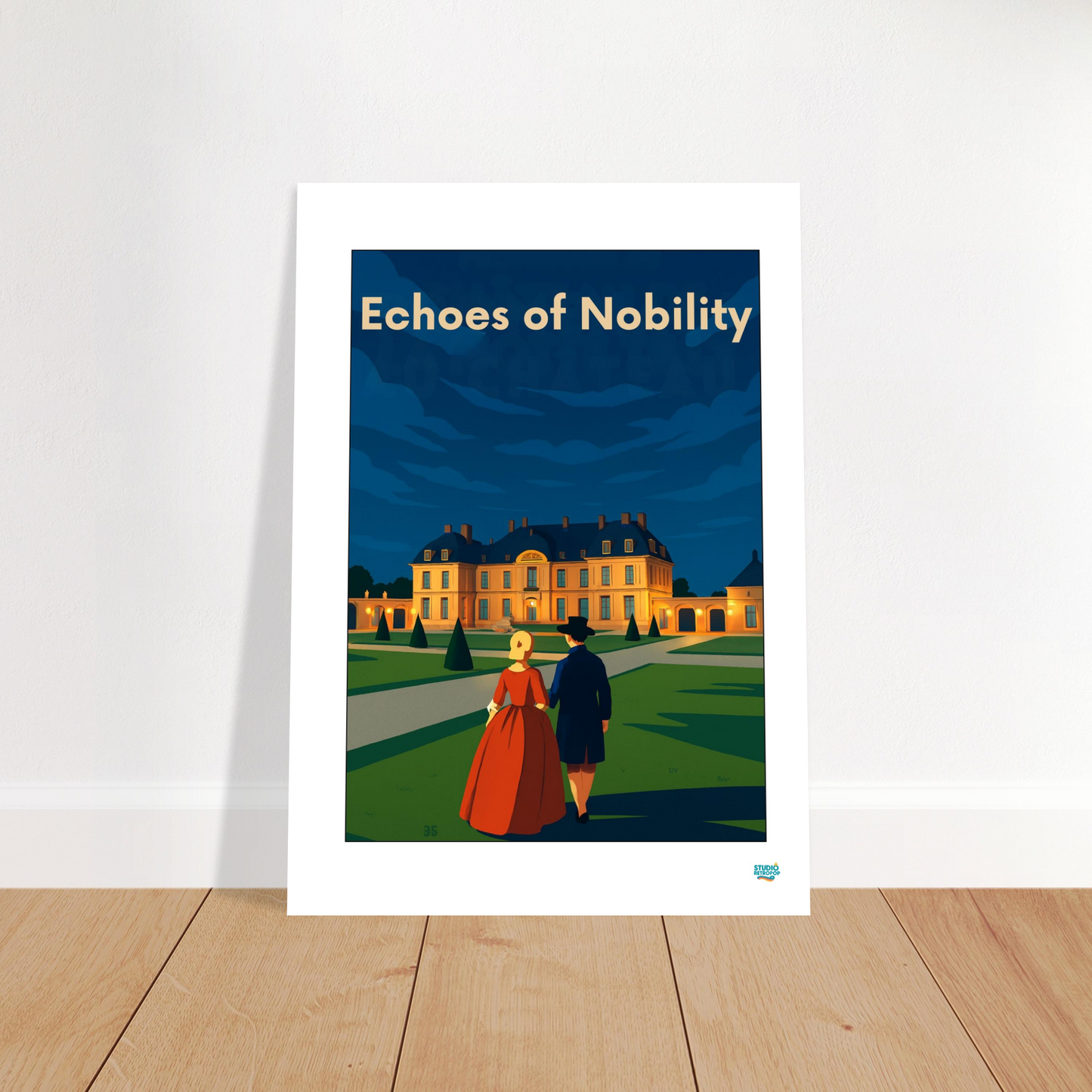 Affiche "Echoes of Nobility" - StudioRetroPop