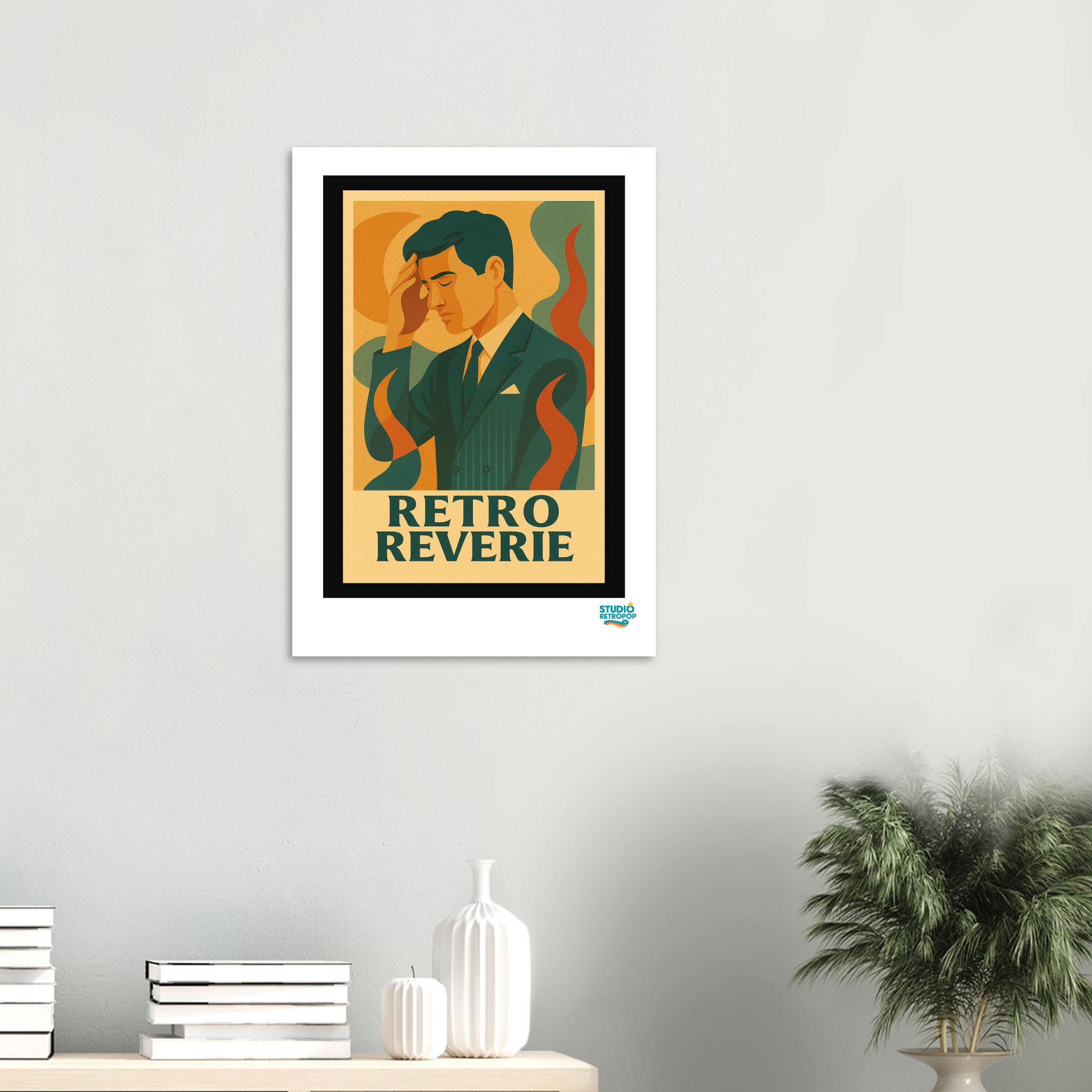 Affiche "Retro reverie"  – L’élégance nostalgique en image - StudioRetroPop