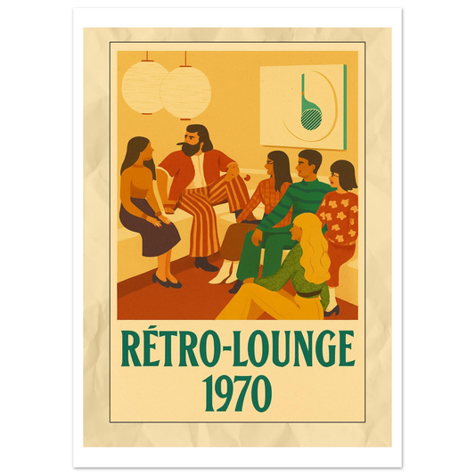 Affiche "Rétro-Lounge 1970" - StudioRetroPop