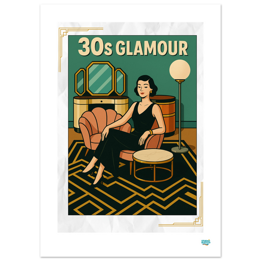 Affiche "30s Glamour"