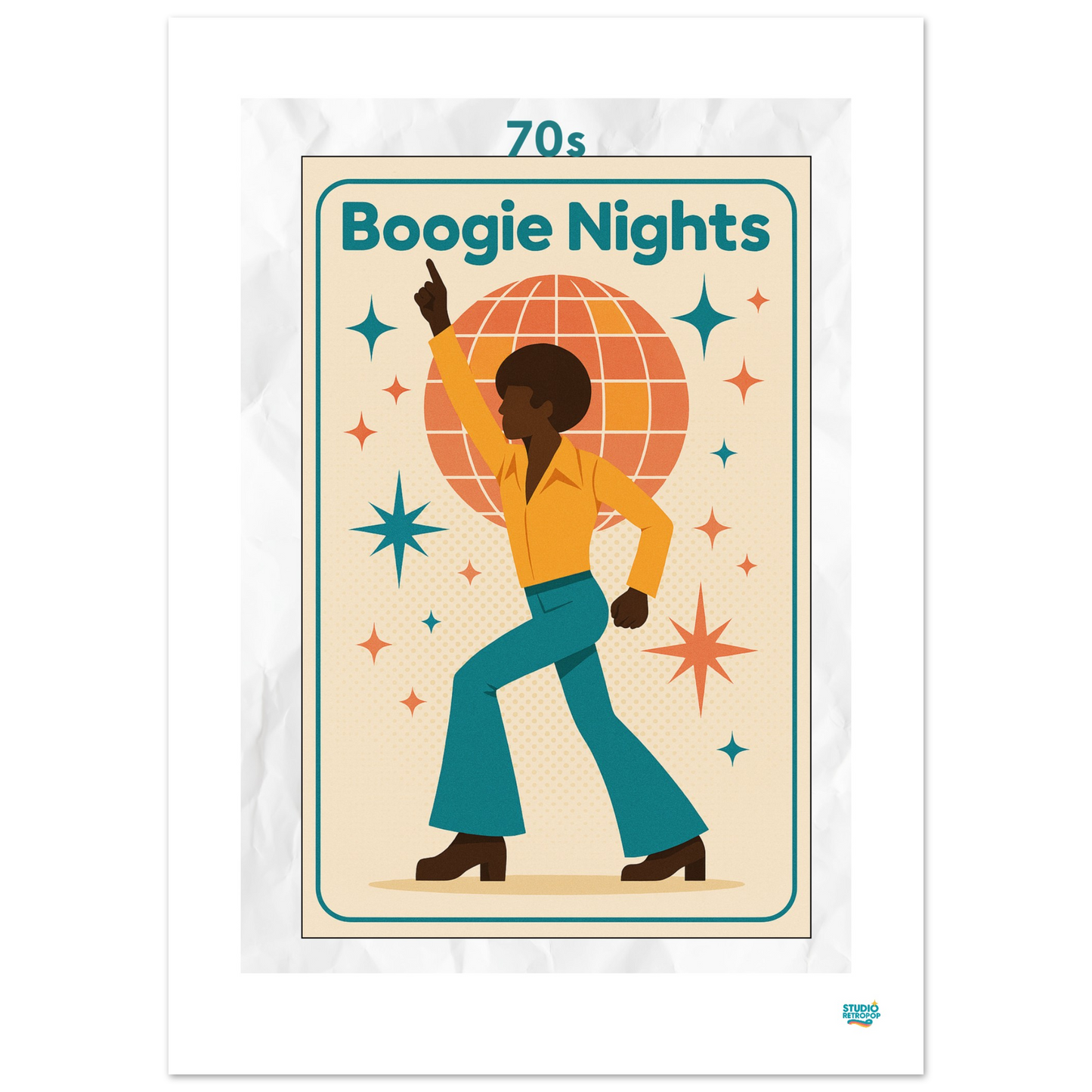 Affiche "70s – Boogie Nights"