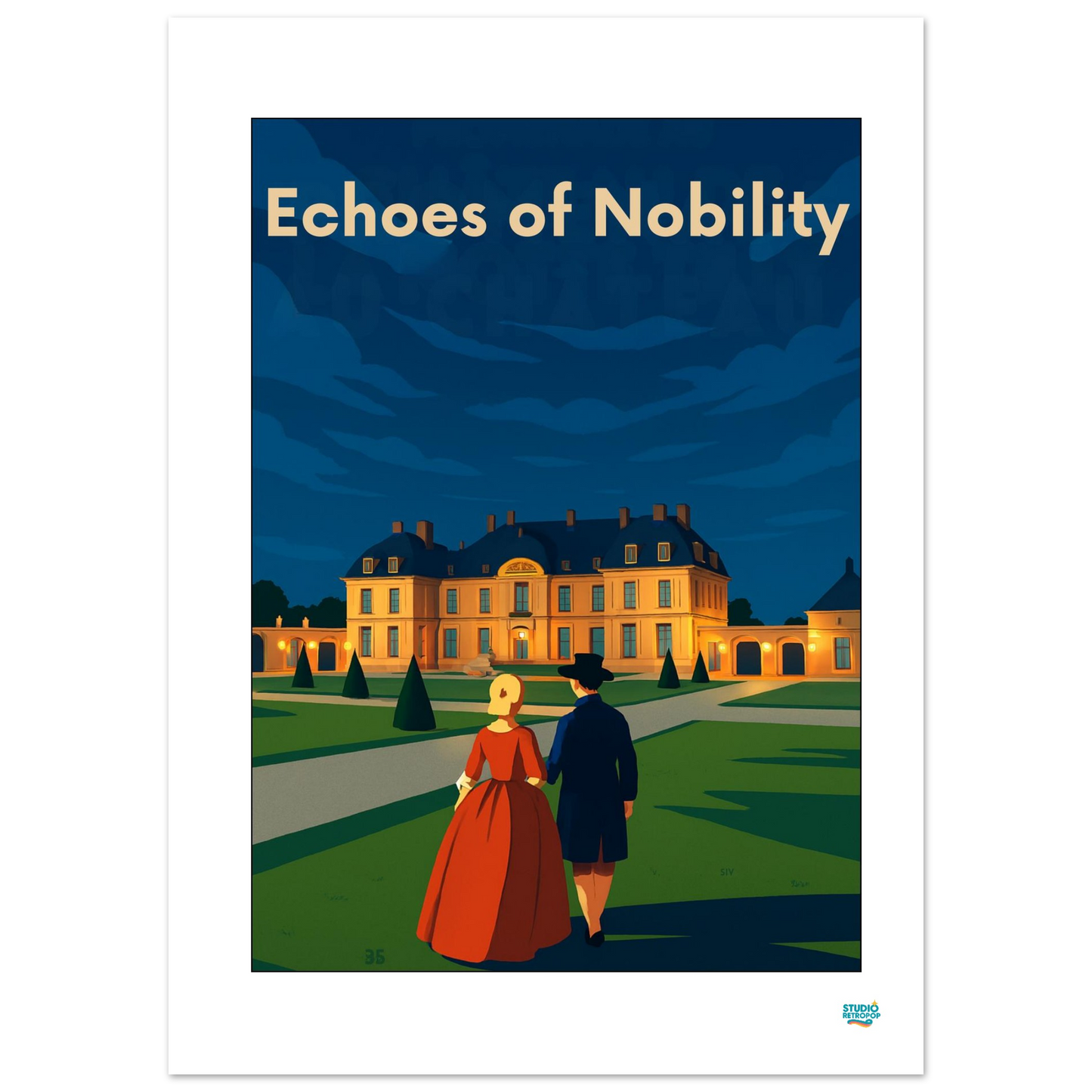 Affiche Echoes of Nobility - StudioRetroPop