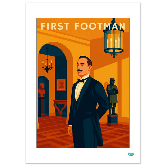 Affiche First Footman - StudioRetroPop