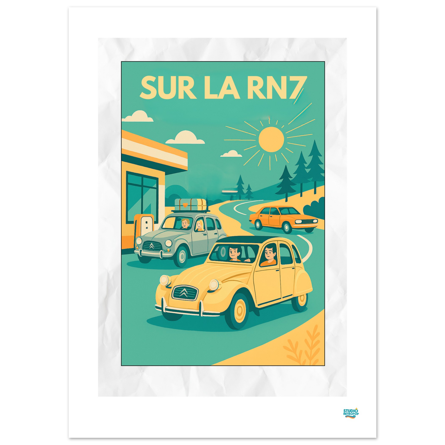 Affiche "Sur la RN7"