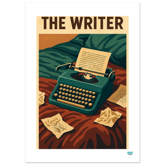 Affiche "The Writer – L’art d’écrire, revisité"