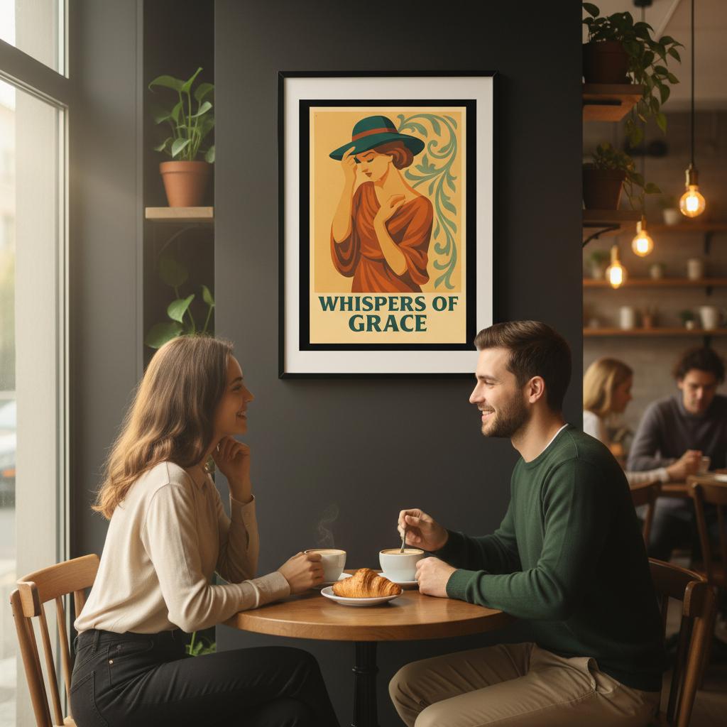 Affiche Whispers of Grace  – L’élégance subtile du style rétro - StudioRetroPop