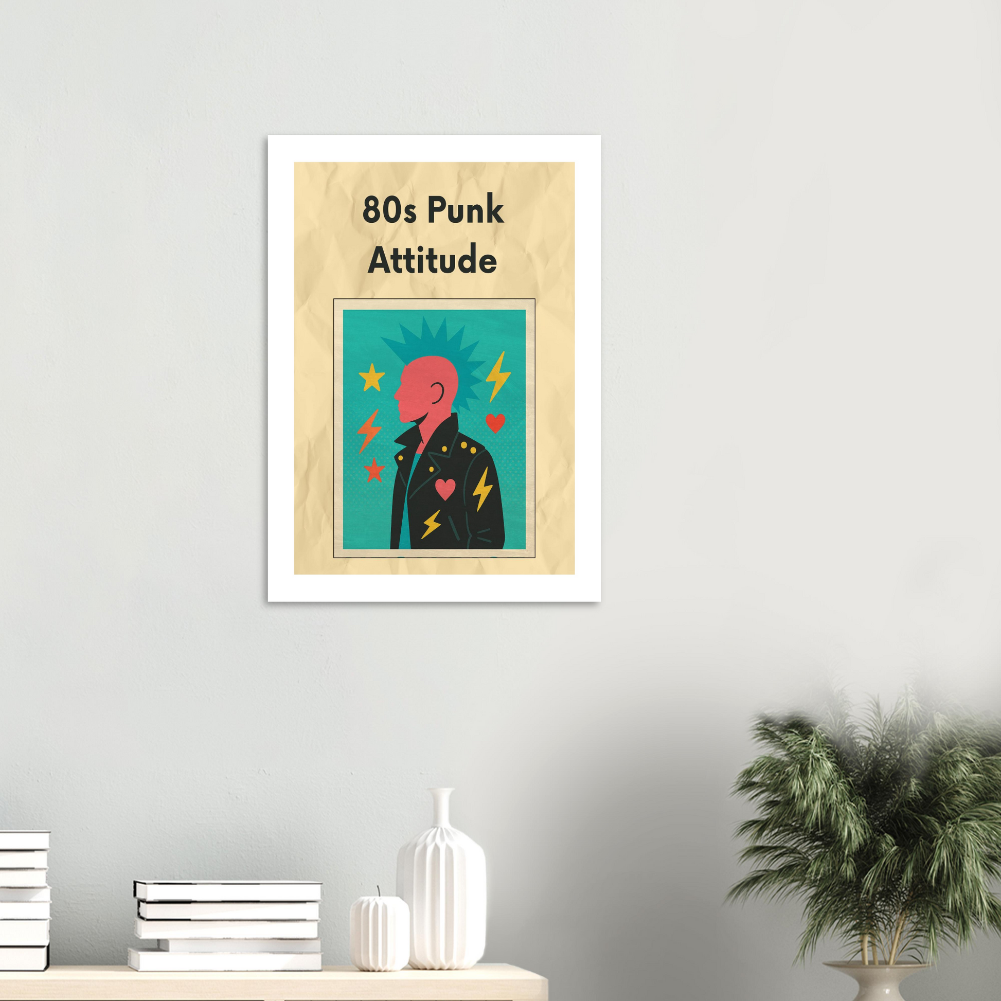 Affiche "80s Punk Attitude" - StudioRetroPop