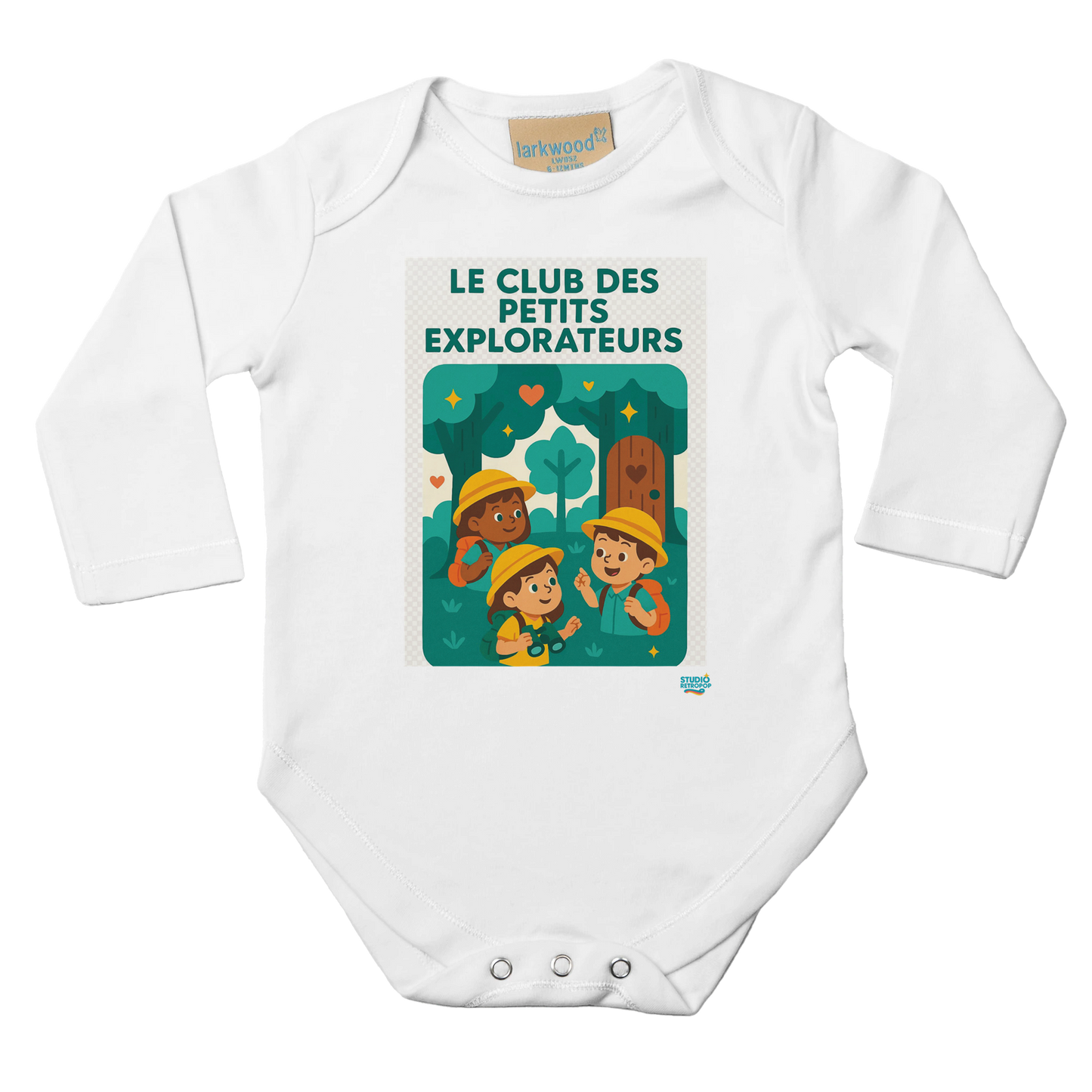 Body bébé «Le club des petits explorateurs»