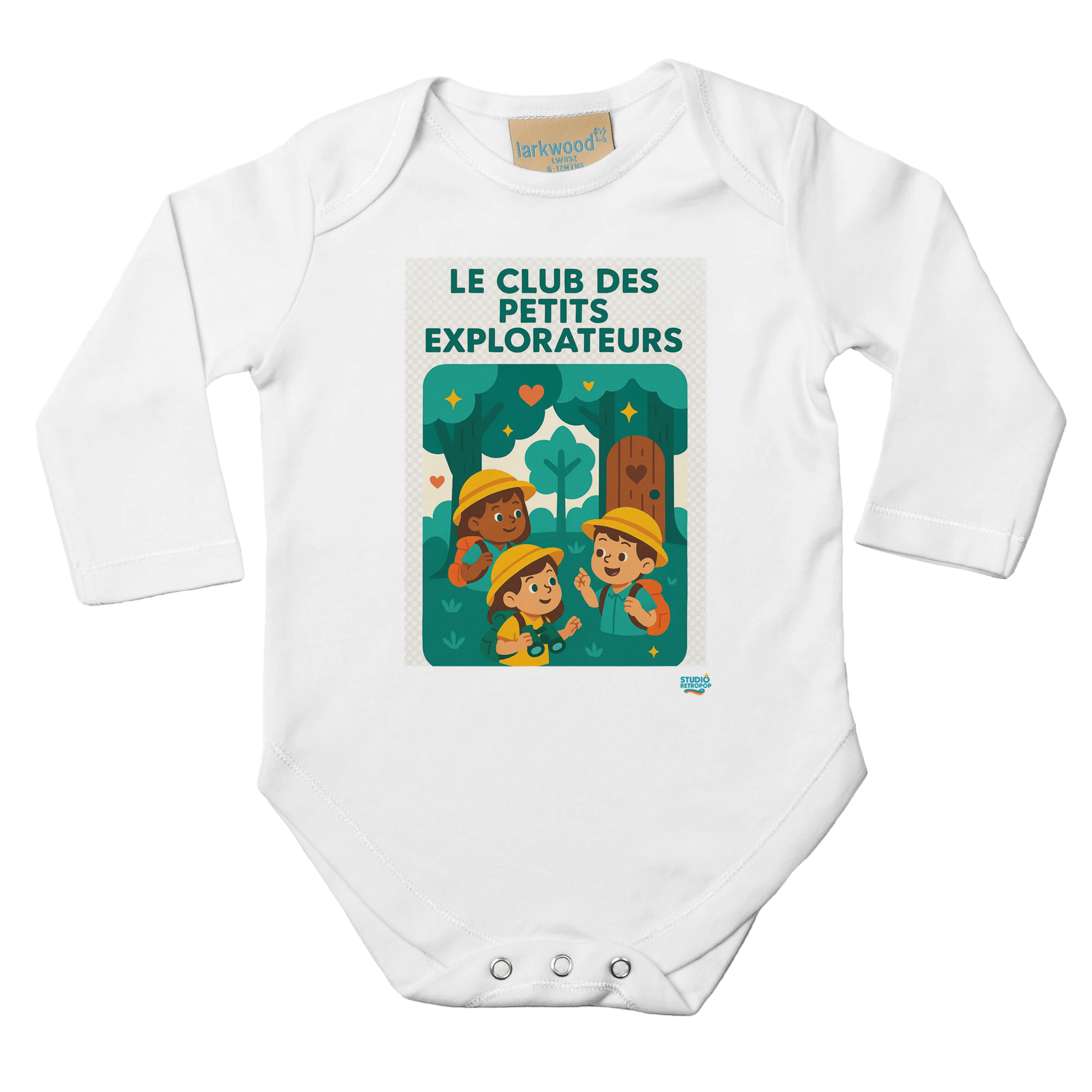 Body bébé «Le club des petits explorateurs»