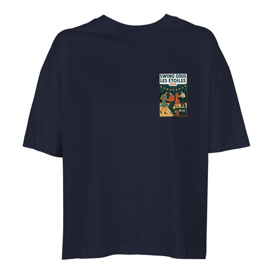 Tee-shirt femme "Swing sous les étoiles"