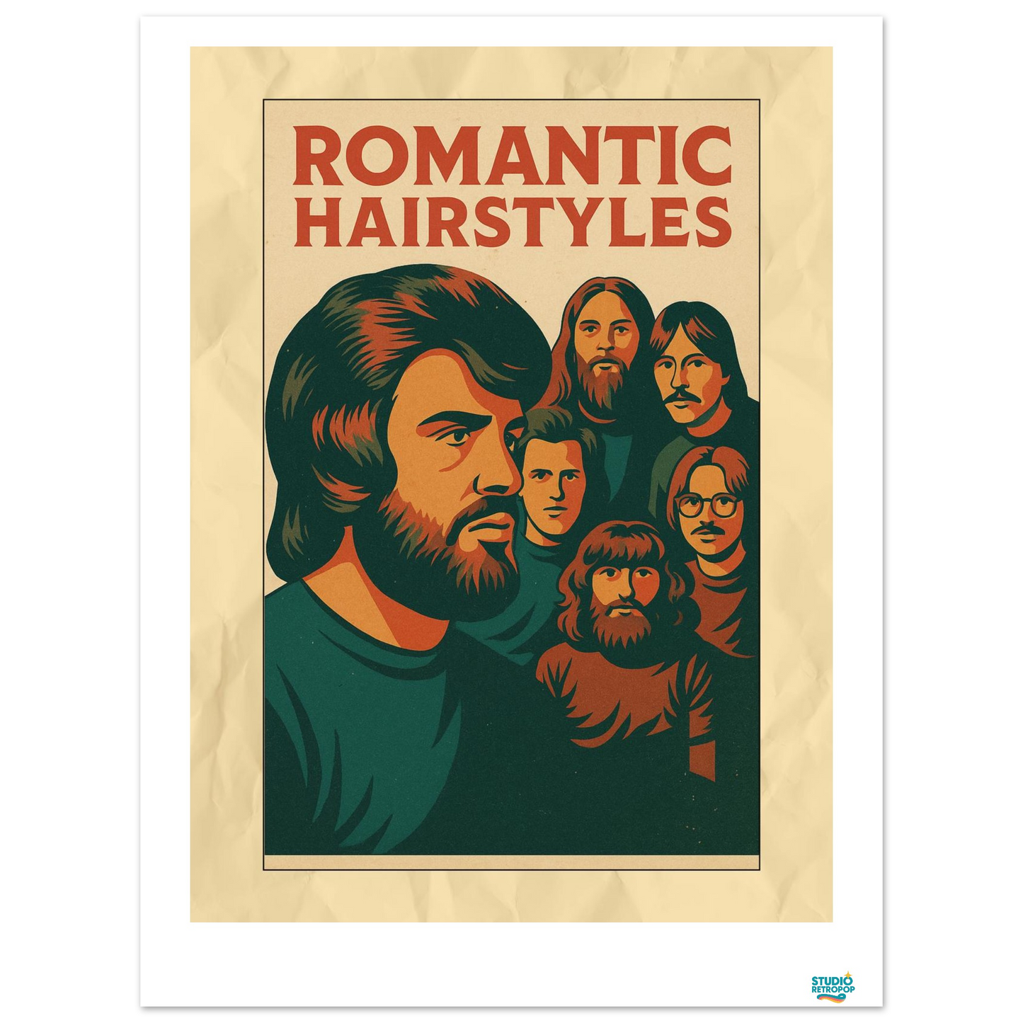 Affiche « Romantic Hairstyles » – L’art capillaire rétro - StudioRetroPop