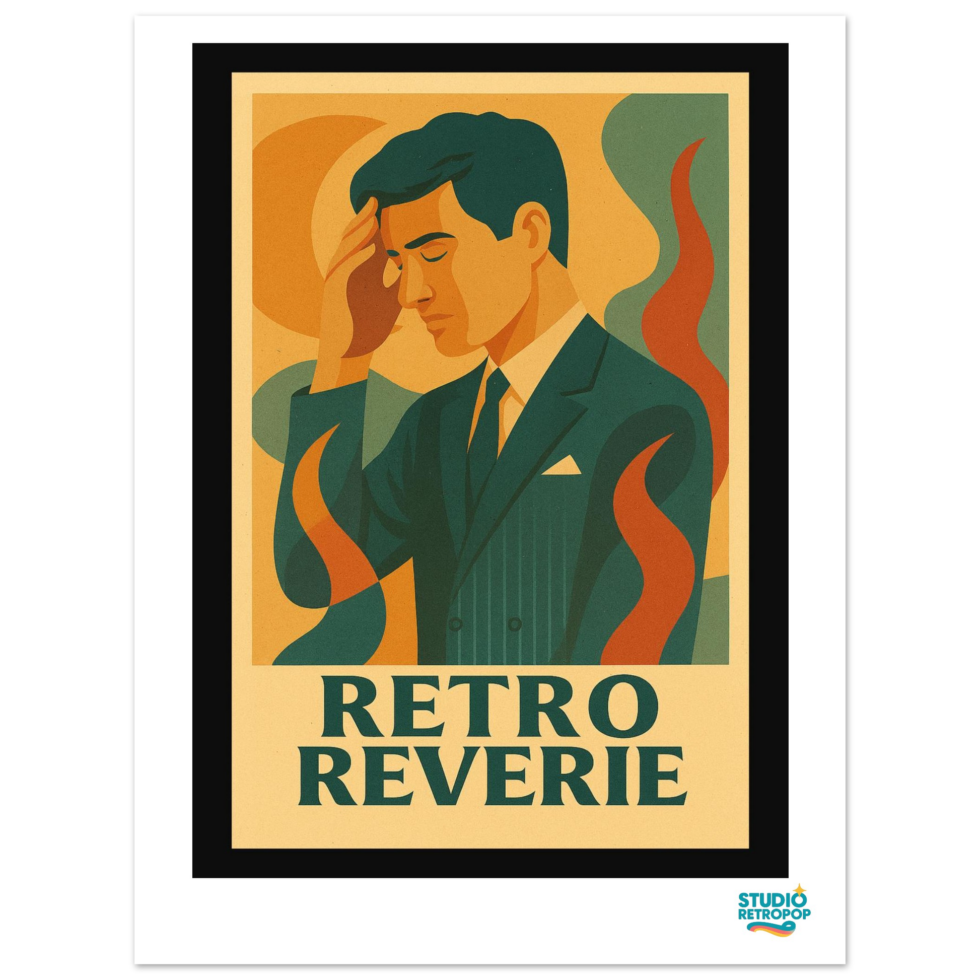 Affiche "Retro reverie"  – L’élégance nostalgique en image - StudioRetroPop