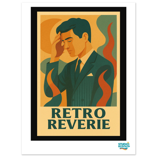 Affiche "Retro reverie"  – L’élégance nostalgique en image - StudioRetroPop