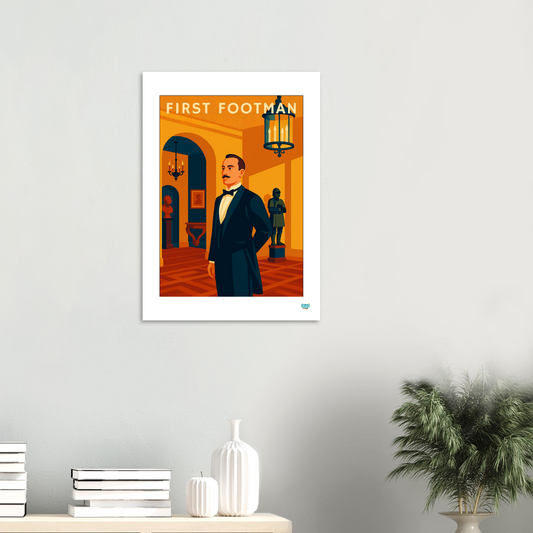 Affiche "First Footman" - StudioRetroPop