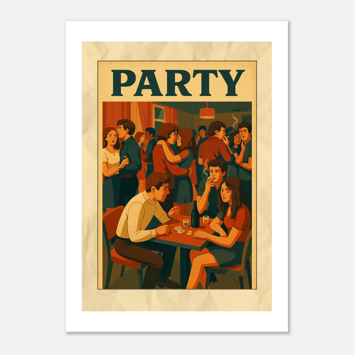Affiche "Party" - StudioRetroPop