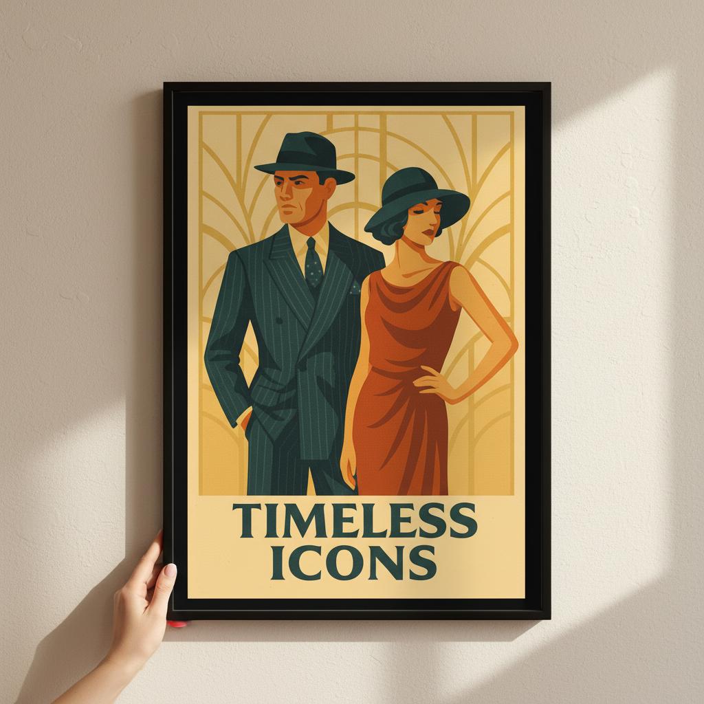 Affiche "Timeless Icons" – L’élégance éternelle du style vintage - StudioRetroPop