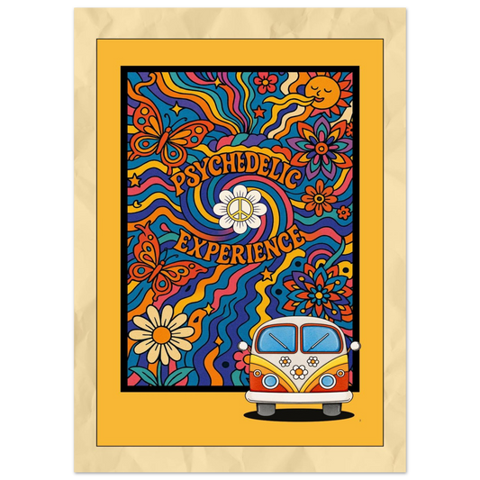 Affiche "70s Psychedelic Experience" - StudioRetroPop