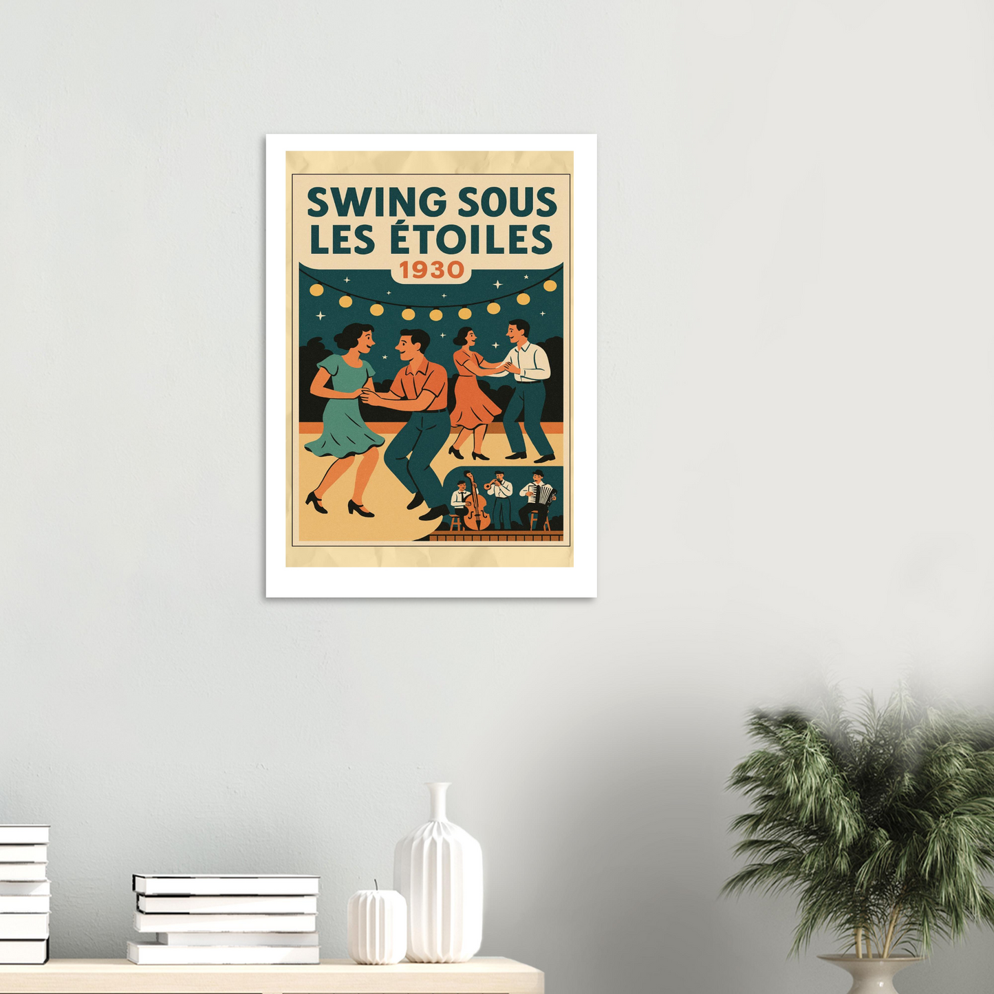 Affiche "Swing sous les étoiles (1930)" - StudioRetroPop