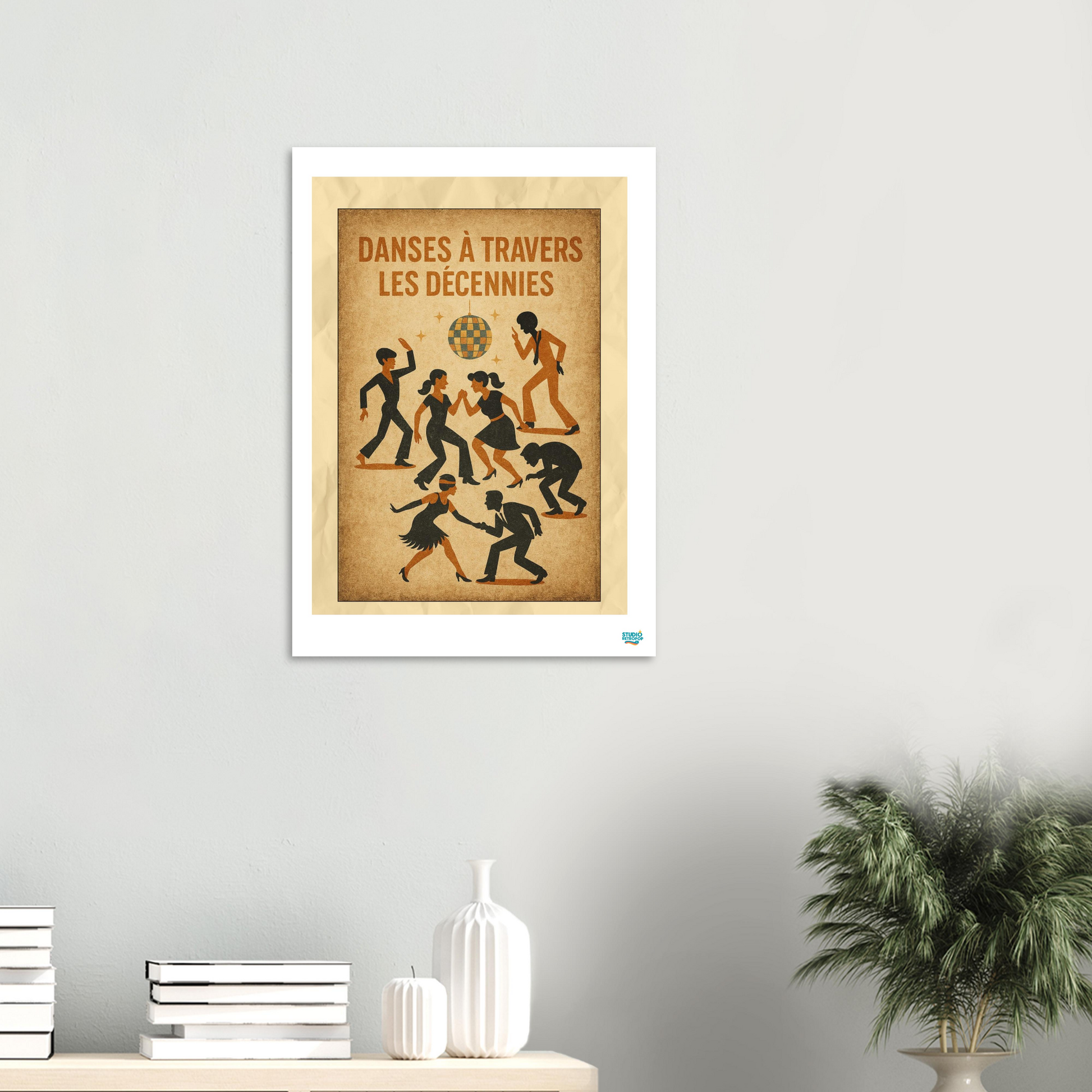 Affiche « Danses à Travers les Décennies » - StudioRetroPop
