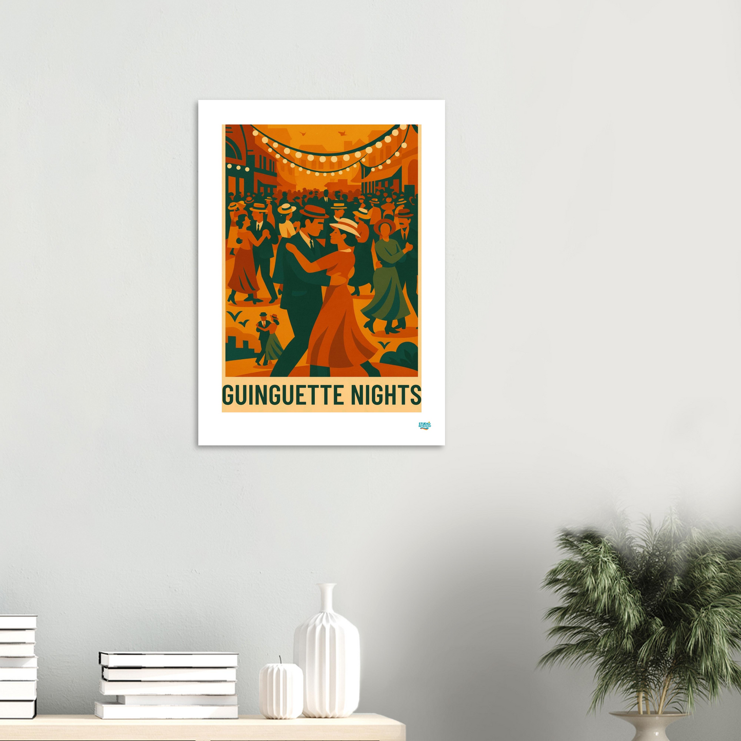 Affiche "Guinguette nights" - StudioRetroPop