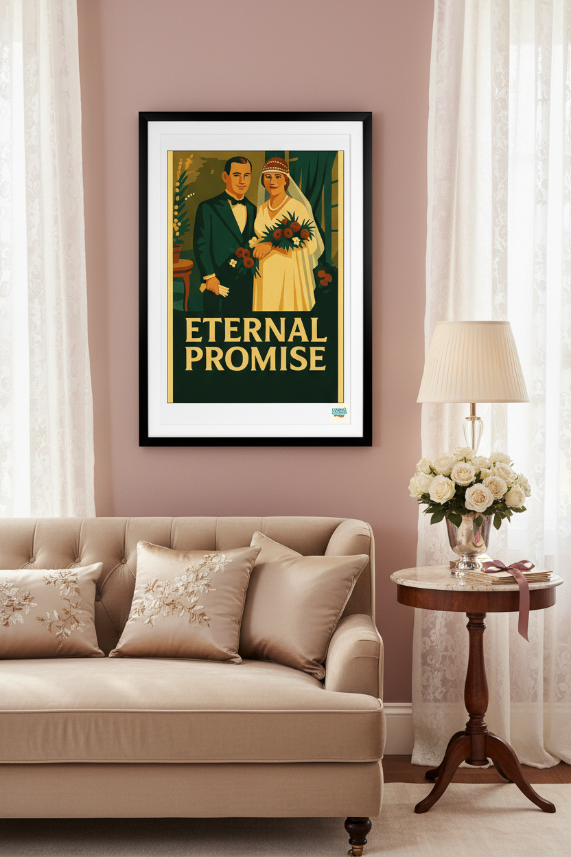 Lifestyle chambre romantique années 30