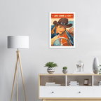 Affiche Libre comme le vent - Affiche décorative - Collection Western Stories WS N°002 – StudioRetroPop® – 30x40 cm / 12x16″