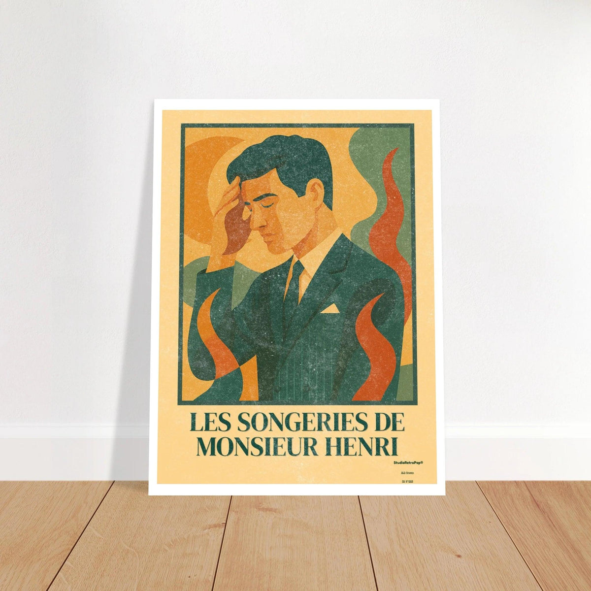Affiche Affiche Le songeries de Monsieur Henri | StudioRetroPop® – StudioRetroPop® – 30x40 cm / 12x16″