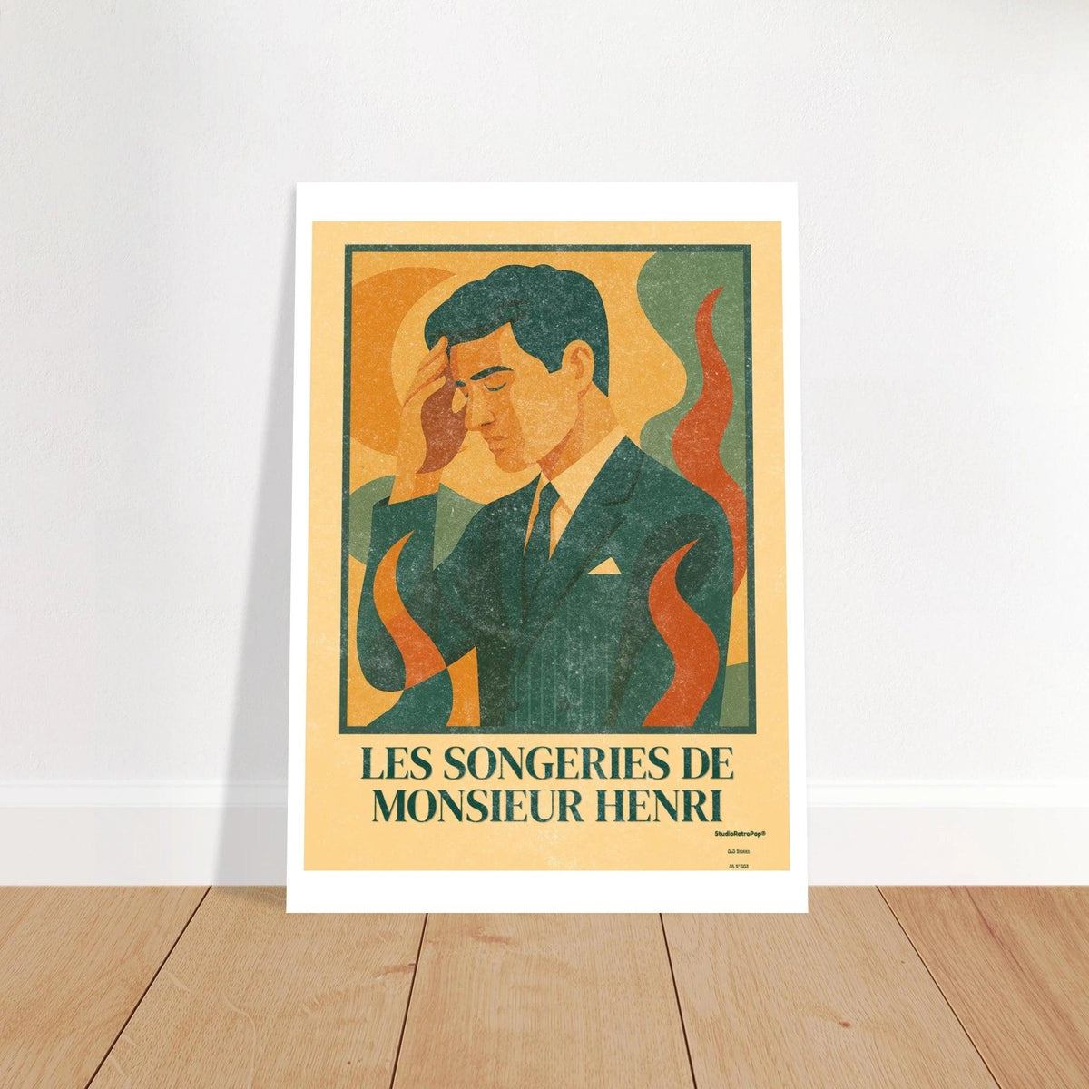 Affiche Affiche Le songeries de Monsieur Henri | StudioRetroPop® – StudioRetroPop® – 30x40 cm / 12x16″
