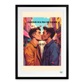 Affiche  L'amour n'a pas de genre Années 2000 - Format 49 x 69cm avec cadre - noir