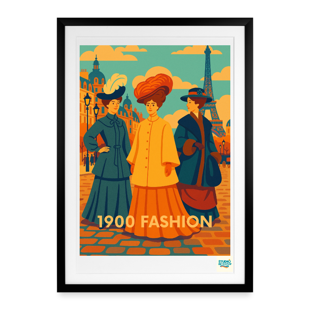 Studioretropop Affiche (avant 1920) Belle Époque, Belle Allure - Format 49 x 69 cm avec cadre
