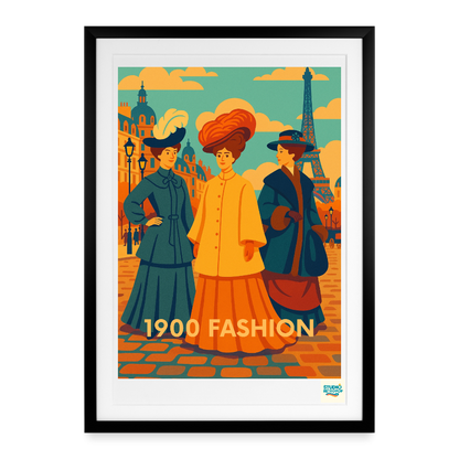 Studioretropop Affiche (avant 1920) Belle Époque, Belle Allure - Format 49 x 69 cm avec cadre