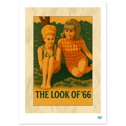 Affiche "The look of '66" – L’élégance des sixties - StudioRetroPop