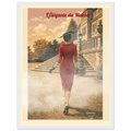 Affiche L'élégante du manoir — Affiche vintage chic – Collection Vintage Stories VS N°005 - sans cadre ou avec – StudioRetroPop® – 30x40 cm / 12x16″