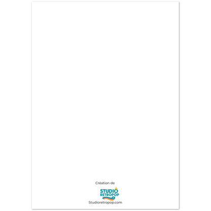 Lot de 10 Cartes  - " Noël Rockabilly – Années 50 " - StudioRetroPop