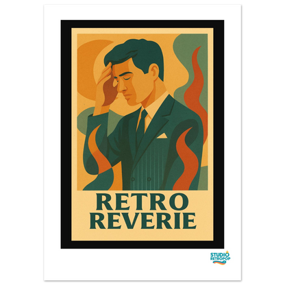 Affiche "Retro reverie"  – L’élégance nostalgique en image - StudioRetroPop