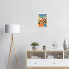 Affiche Ice Cream Happiness - affiche Vintage - Collection Vintage Stories VS N°018 – StudioRetroPop® – 50x70 cm / 20x28″